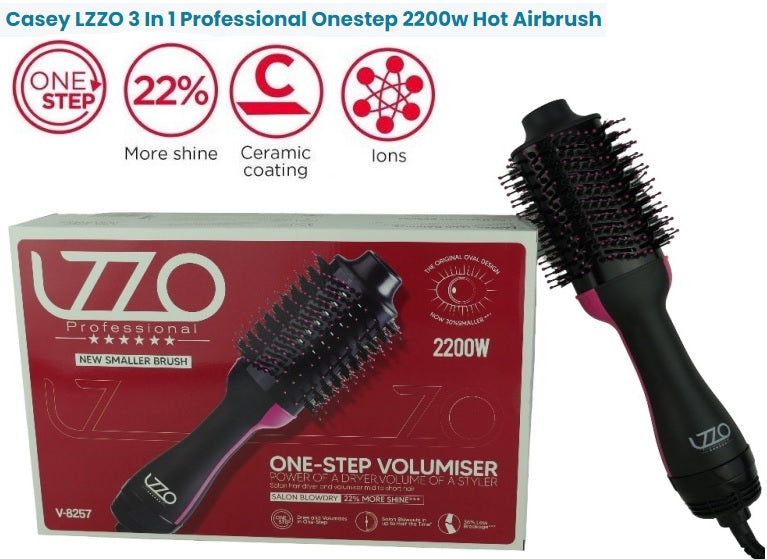 Casey LZZO 3 In 1 Professional Onestep 2200w Volumiser Hot