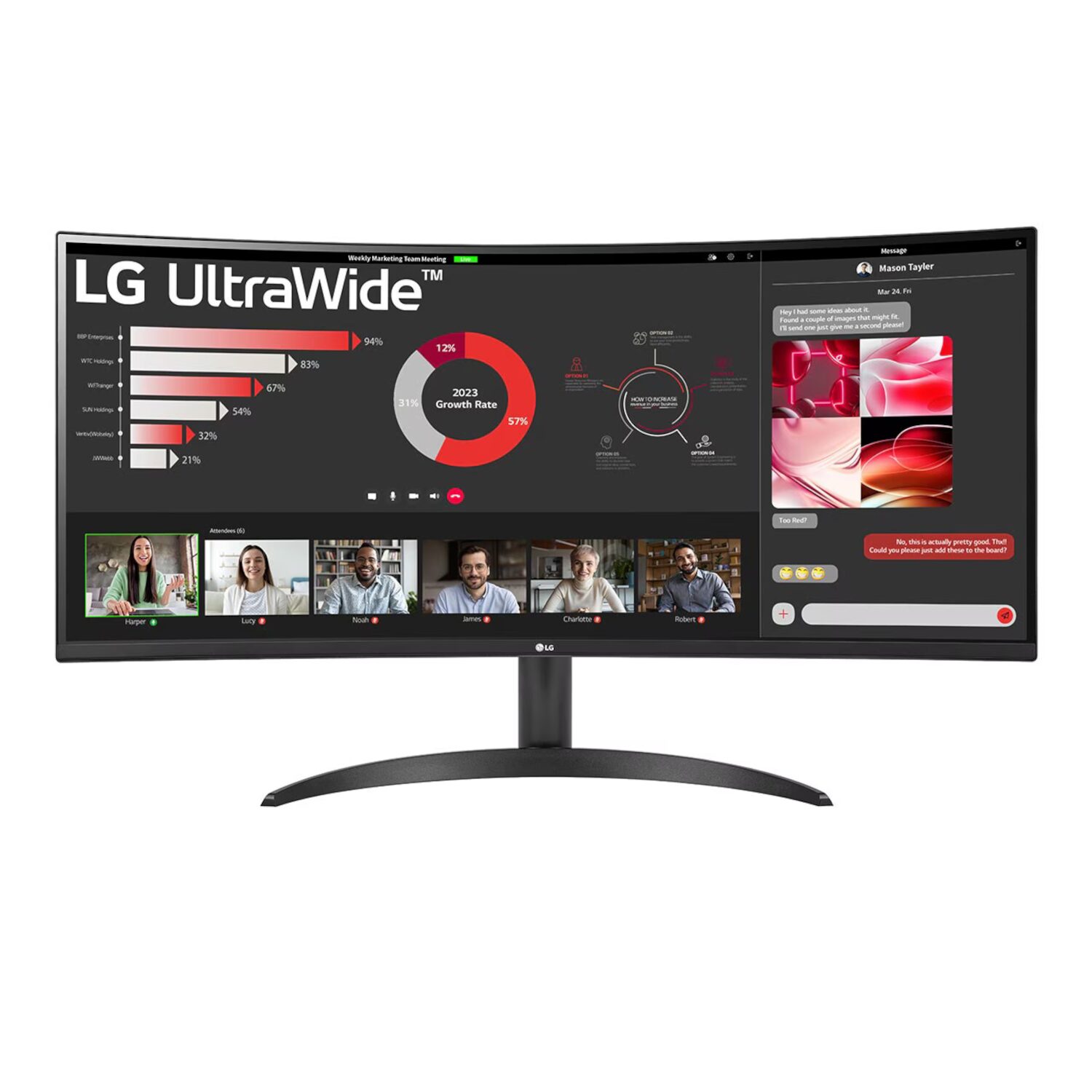 LG UltraWide 34″ QHD VA Curved Monitor