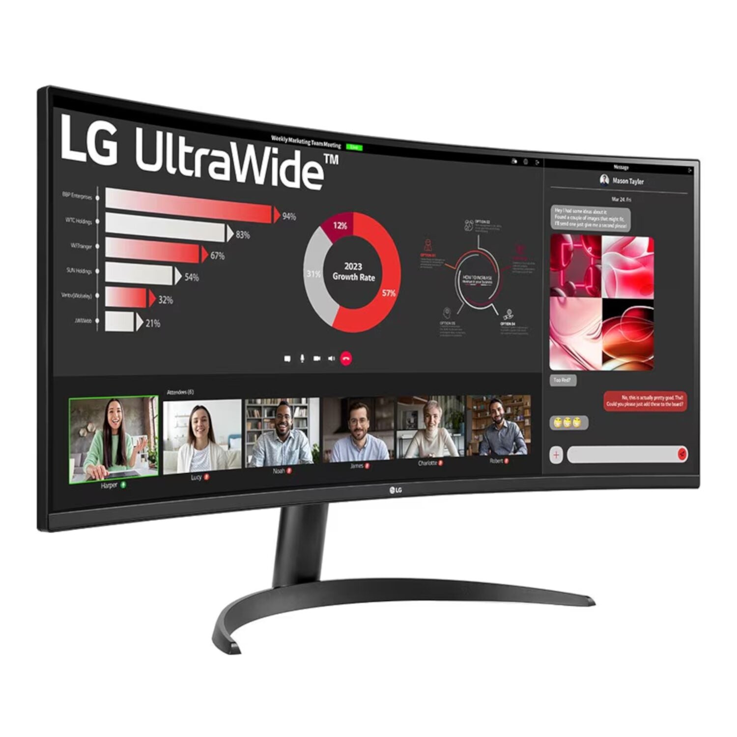 LG UltraWide 34″ QHD VA Curved Monitor