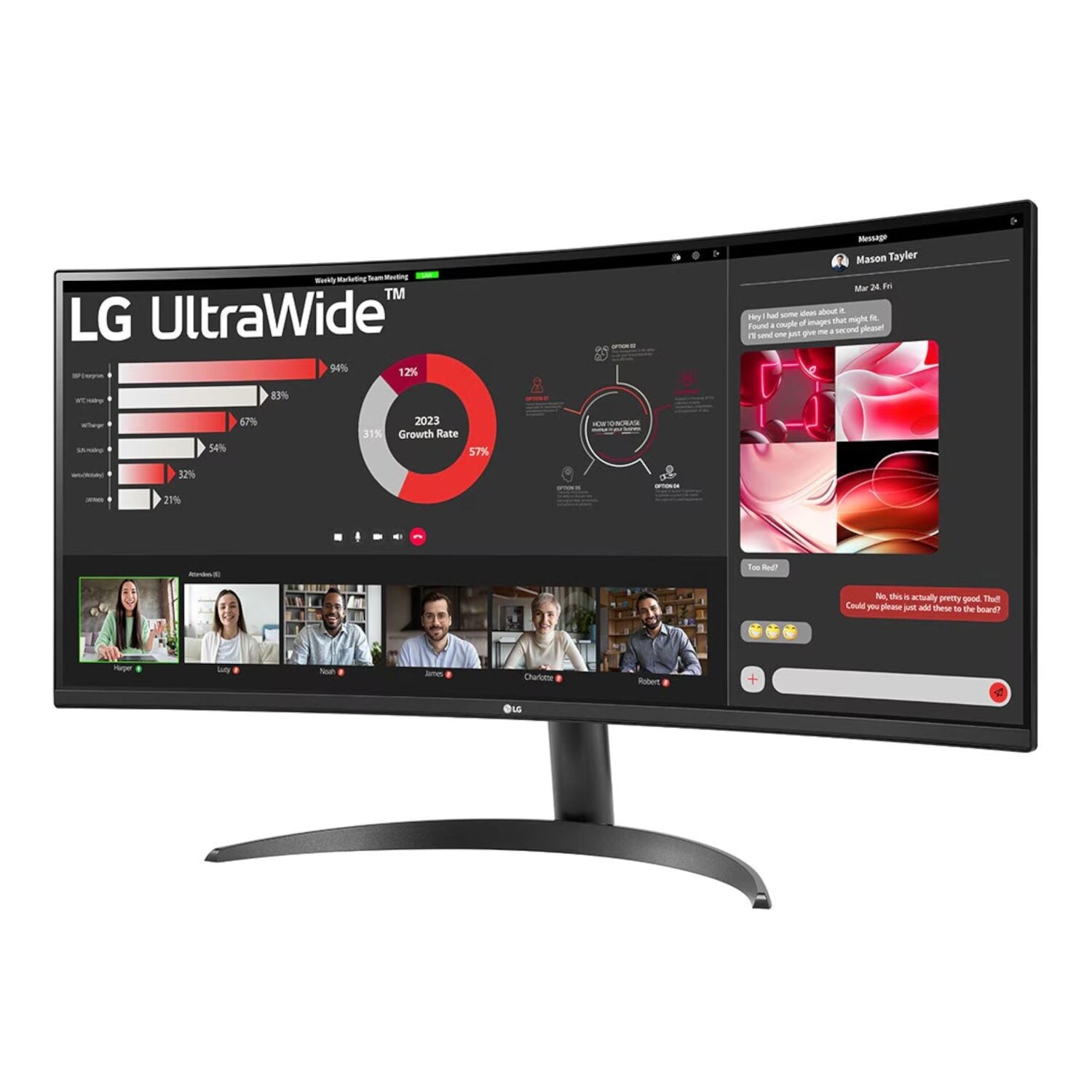 LG UltraWide 34″ QHD VA Curved Monitor