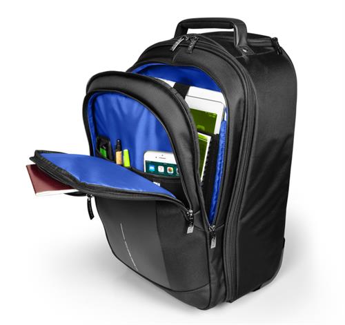Port Designs Chicago EVO 15.6 Inch Black Trolley Travel