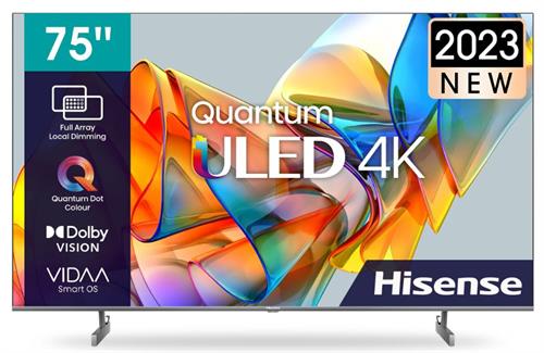 Hisense 75 Class U6K Series Quantum ULED 4K UHD Smart TV