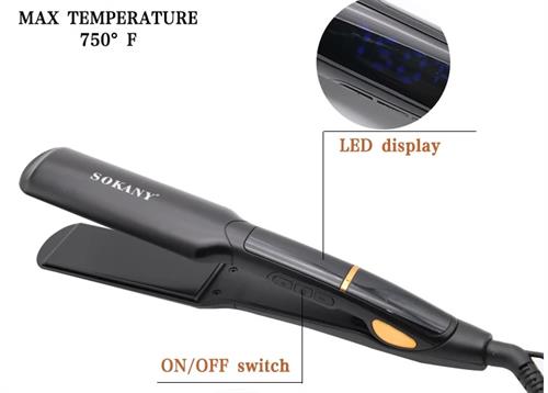 Sokany Magical Ceramic Flat Iron Infrared Technology Hair