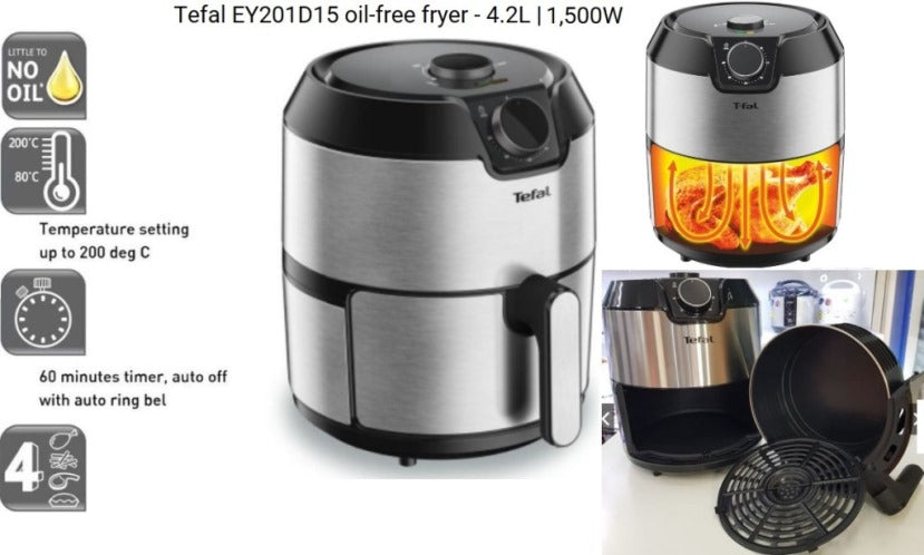 Tefal Easy Airfryer Classic Plus Black