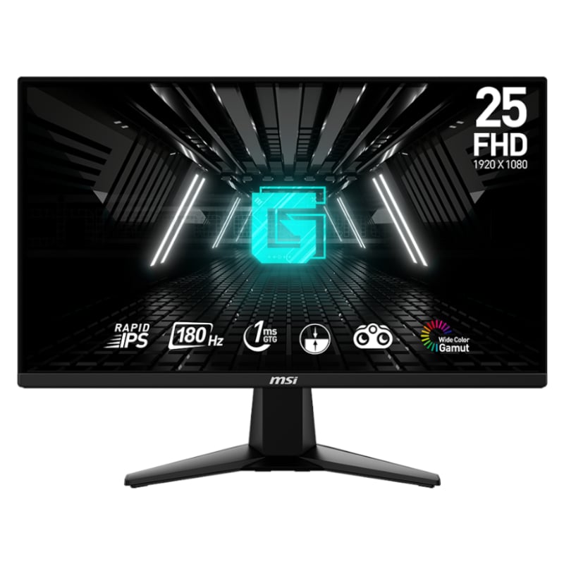 MSI G255F 25″ Gaming Monitor 1920×1080p (FHD) Rapid IPS 1ms 180Hz