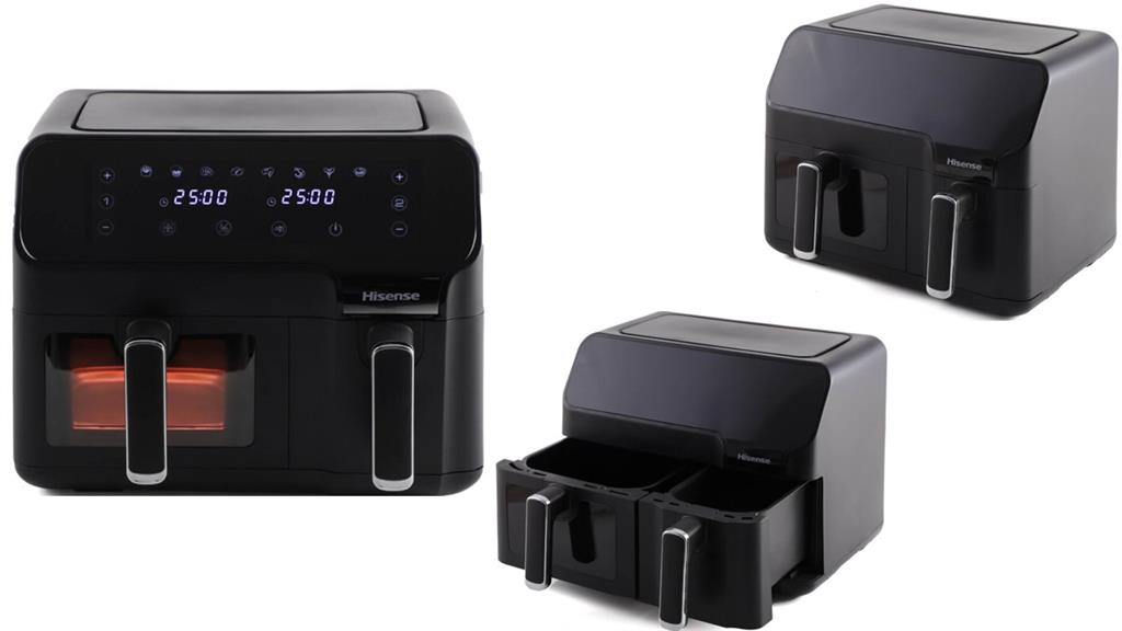 Hisense Electronic 8.6L Dual Airfryer Black