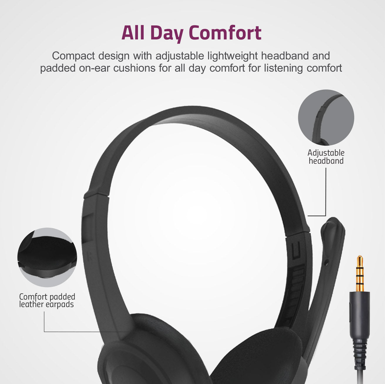 Astrum HS600 Over-Ear Headphones with Mic
