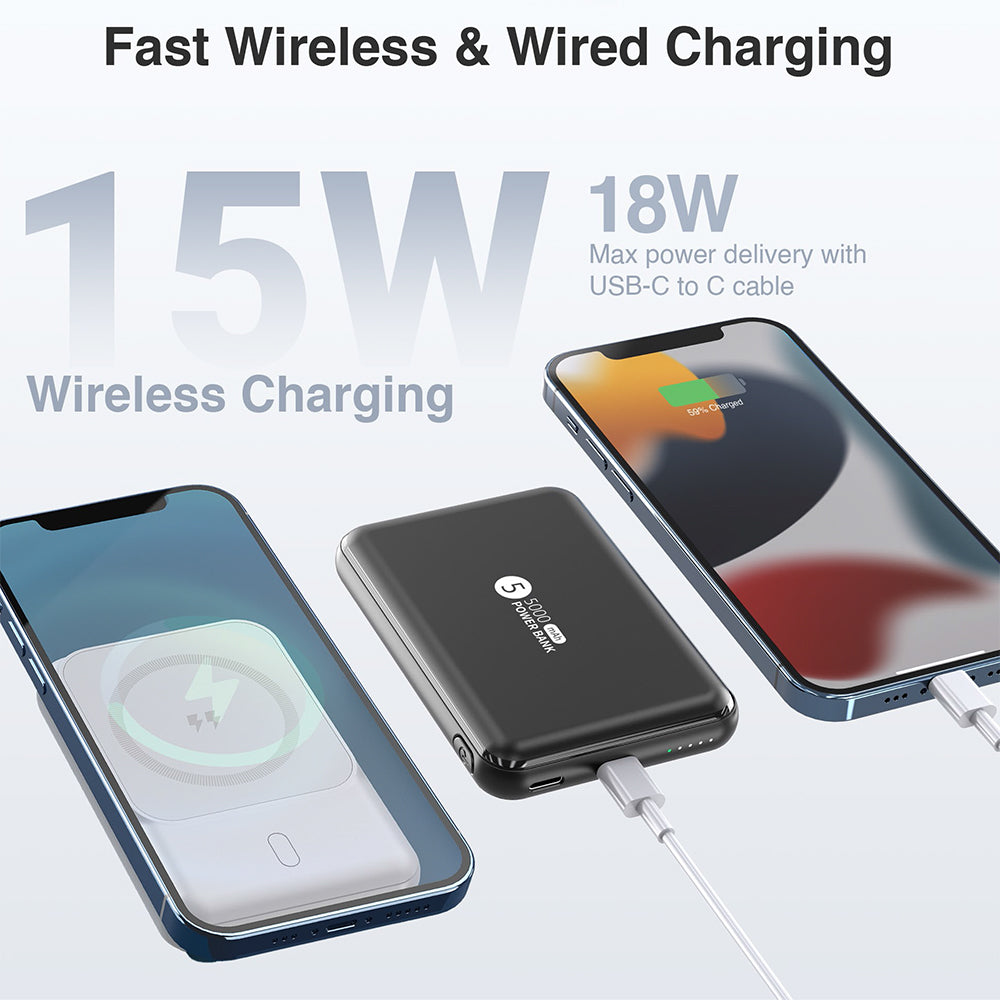 Astrum 5000mAh 15W Magnetic Wireless Power Bank