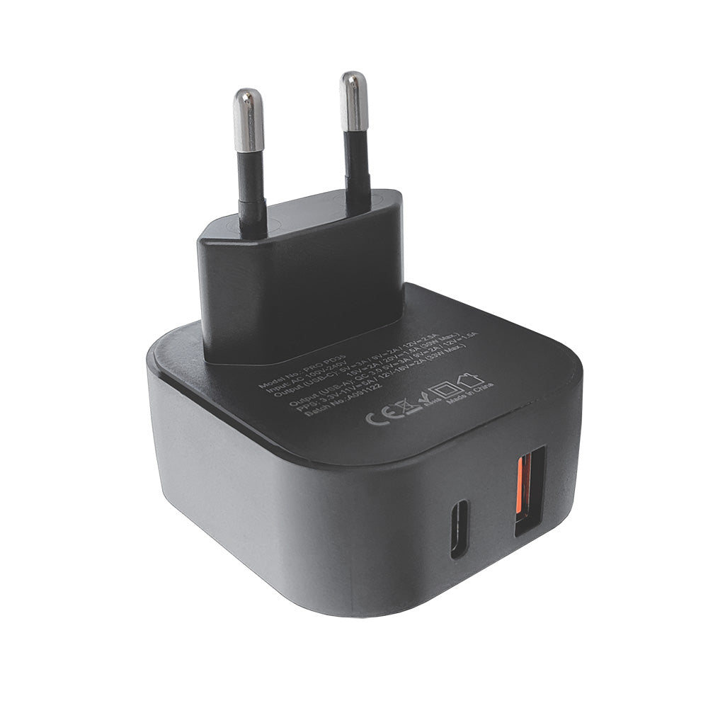 Astrum Pro PD35 PD33W Dual USB Travel Wall Charger