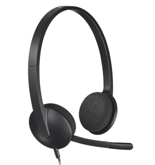 Logitech H340 USB Headset with Noise-Cancelling microphone