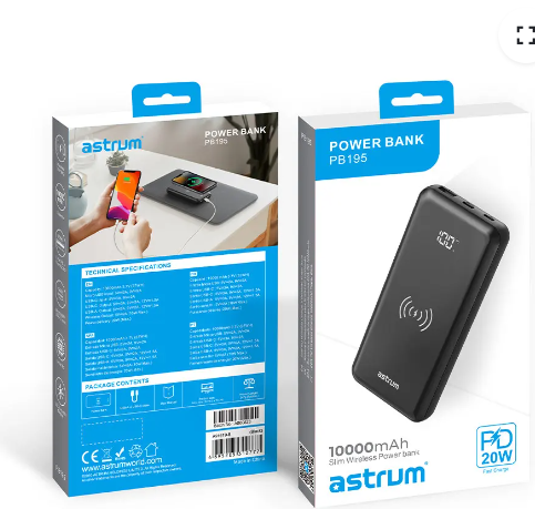 Astrum Power Bank 10 000  PD20W TC USB