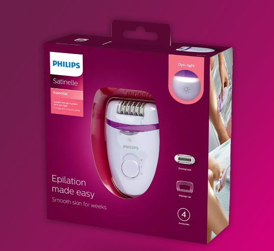 Philips Satinelle Essential Epilator With Opti