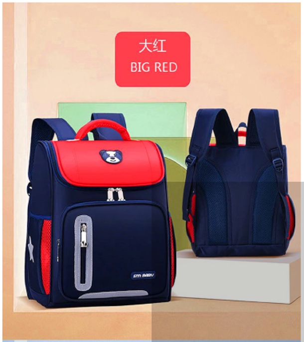 Kids CS Baby Red & Black Backpack