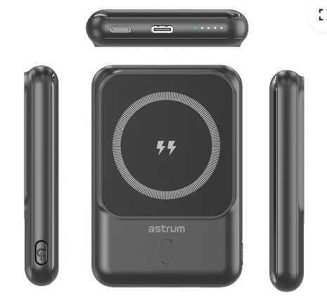 Astrum 5000mAh 15W Magnetic Wireless Power Bank
