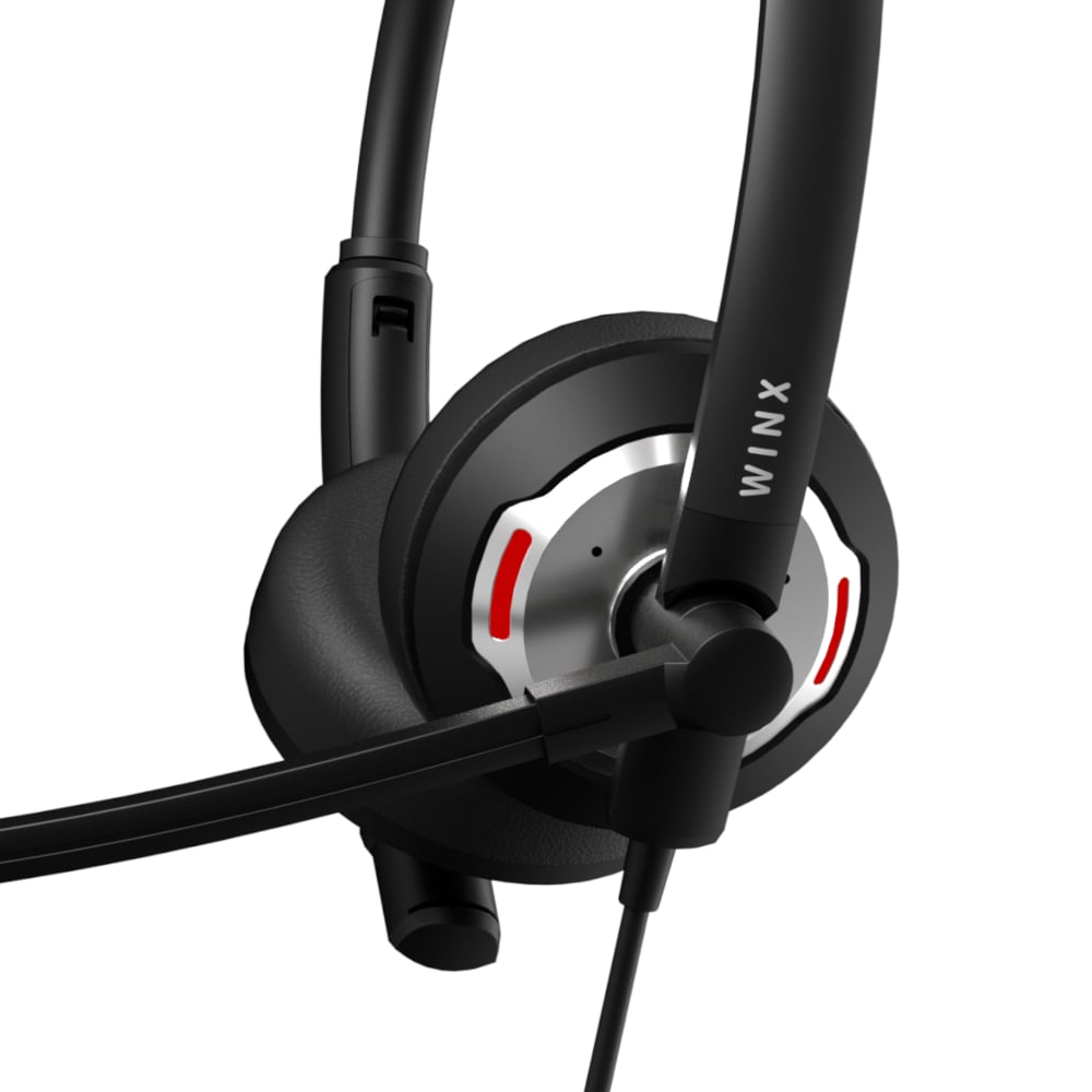 Winx Call Center Pro AI Noise Cancelling Mic Headset