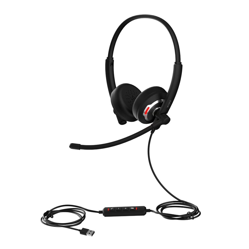 Winx Call Center Pro AI Noise Cancelling Mic Headset