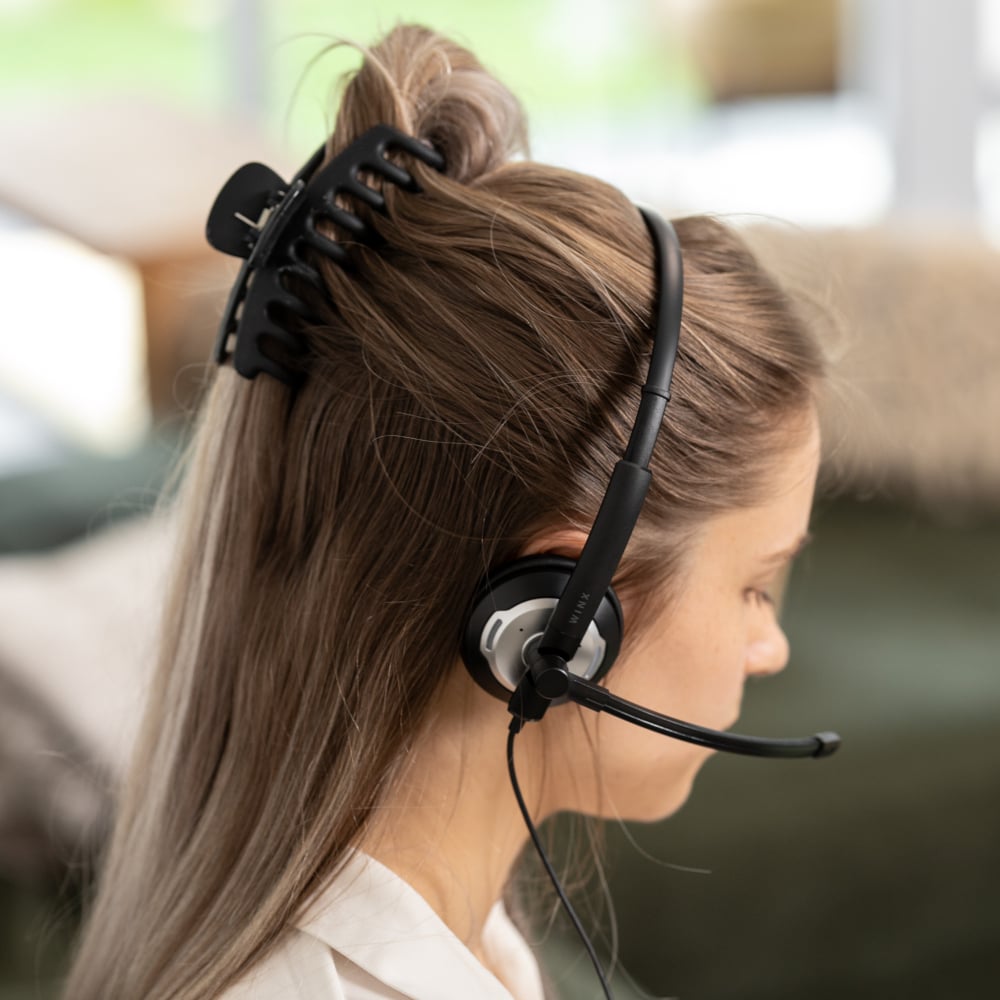 Winx Call Center Pro AI Noise Cancelling Mic Headset