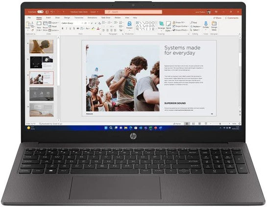 HP 250 G10 12th Gen Intel N100 8GB Ram 256GB M.2 PCIe NVMe SSD Notebook