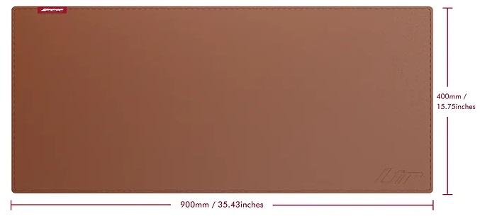 OCPC LTR GAMING MOUSEPAD XL BROWN