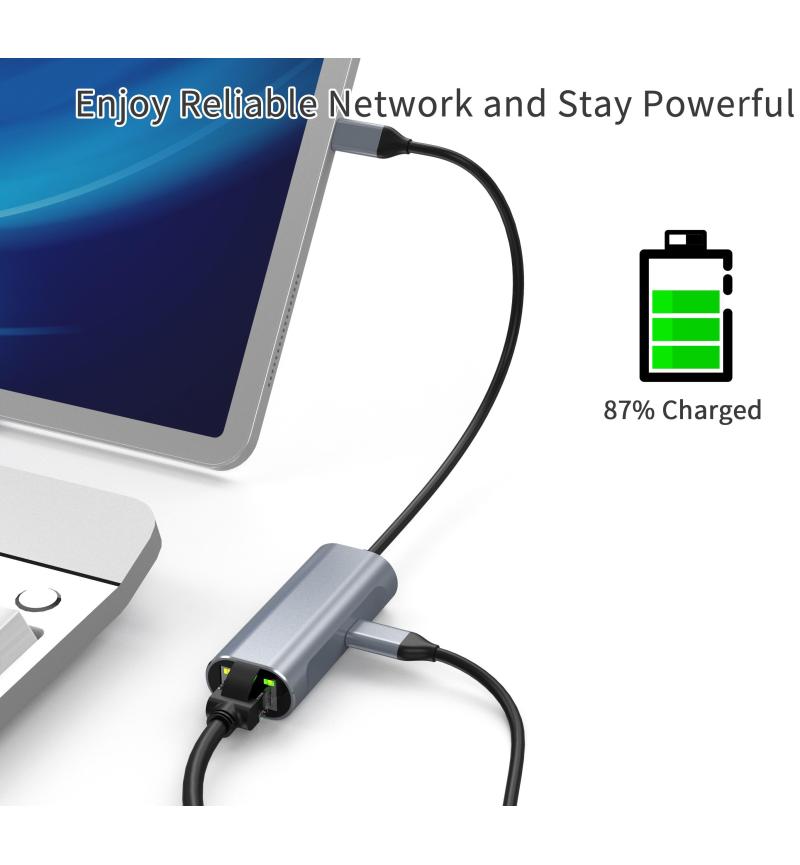 Microworld USB Type-C Hub 1000M LAN+PD